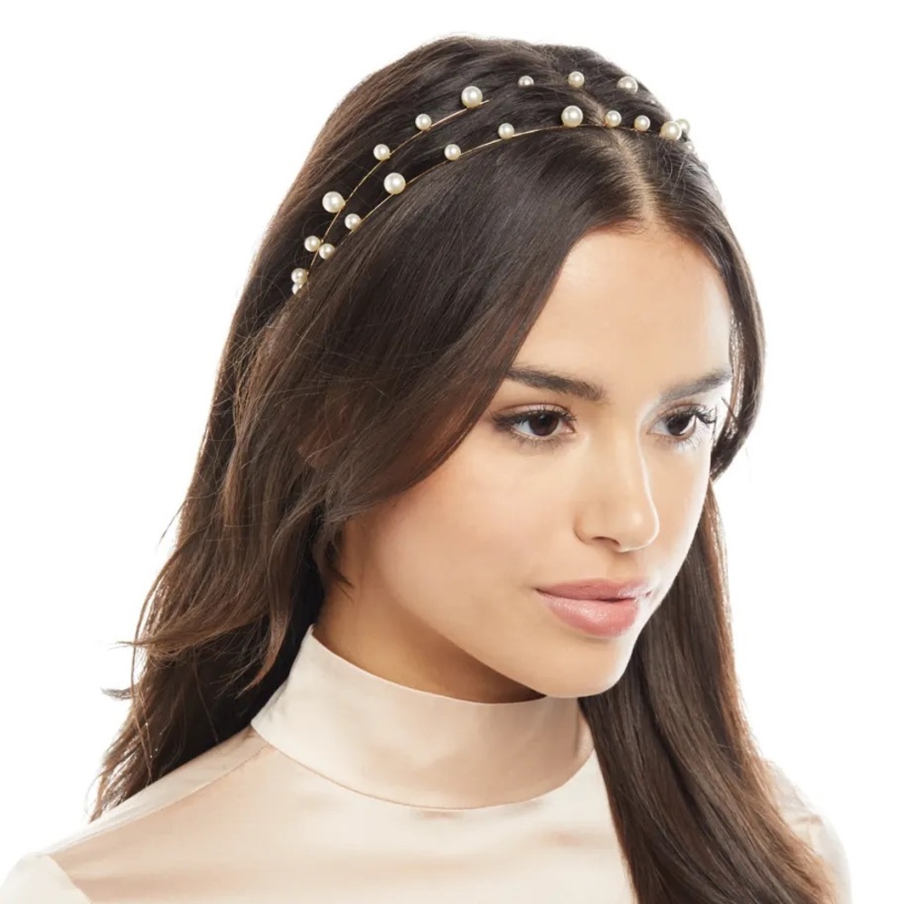 Bridal Hair accessory with Swavorski pearls | Never worn, tags removed